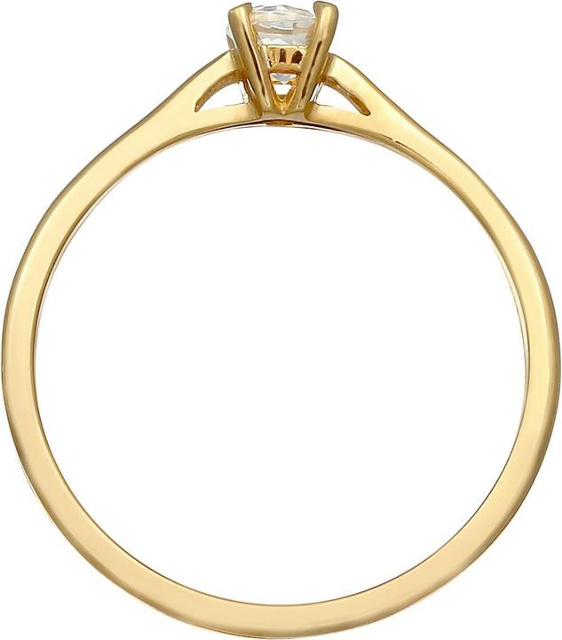 Produktbild Elli PREMIUM Ring Topas Solitär Verlobungsring 375 Gelbgold (52, 375/9 K Gold)