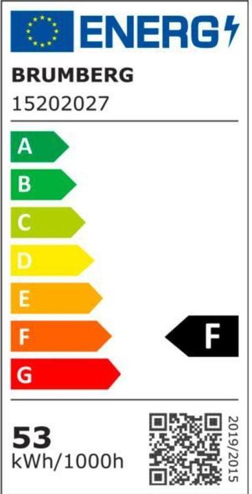 Label énergétique Brumberg Bande LED flexible (Blanc, 500 cm)