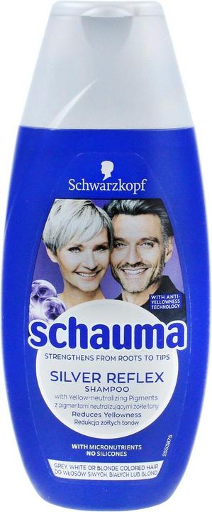 Produktbild Schwarzkopf Professional Schauma Silver Reflex Shampoo - Shampoo Against Yellow Tones (250 ml, Flüssiges Shampoo)