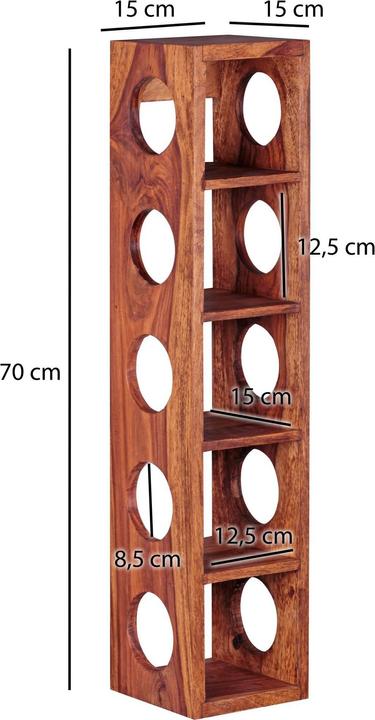 Actual product image Wohnling Mumbai (15 x 15 x 70 cm)