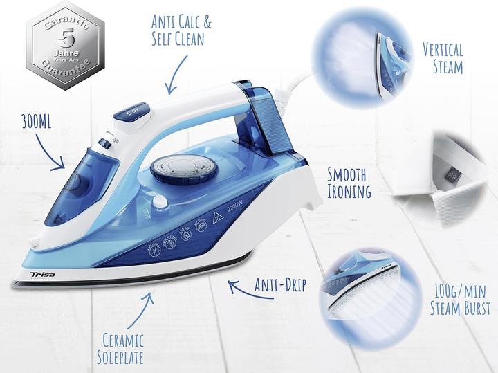 Actual product image Trisa Comfort Steam i5717 (2200 W, 100 g/min)