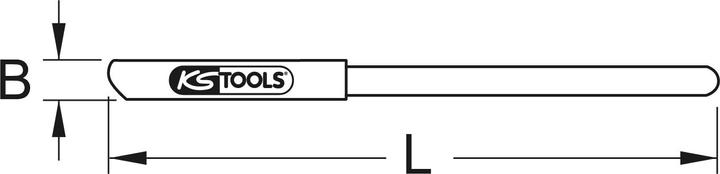 Actual product image KS Tools BRONZEplus lifting rod, non-sparking, length 1000 mm