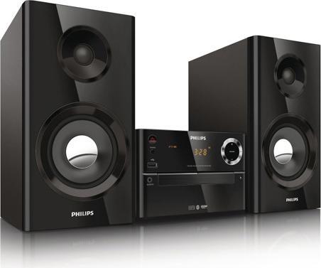 Image du produit Philips BTM2180 – microchaîne avec Bluetooth, CD, USB et tuner FM (Bluetooth, 2x 35 W)
