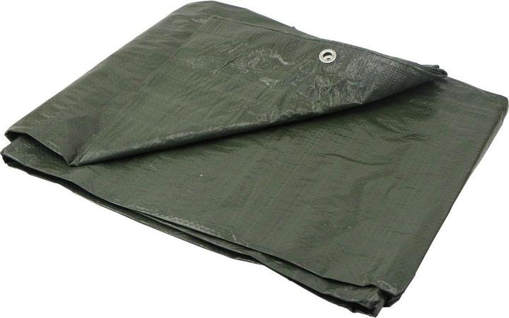 Productafbeelding GEKO Sterk PP/PE zeildoek waterdicht, groen, 12x15m