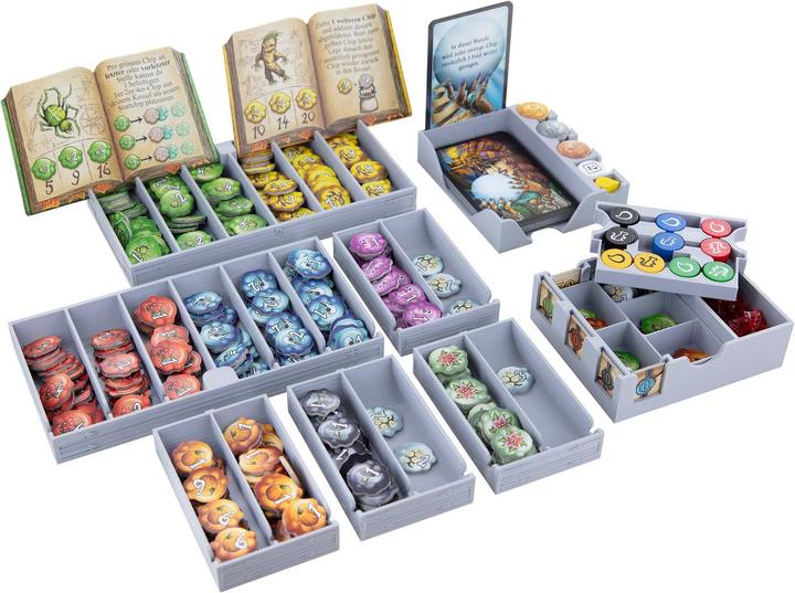 Produktbild Feldherr QUAK-3D - Organizer für Die Quacksalber von Quedlinburg + Die Kräuterhexen - Grundspielbox