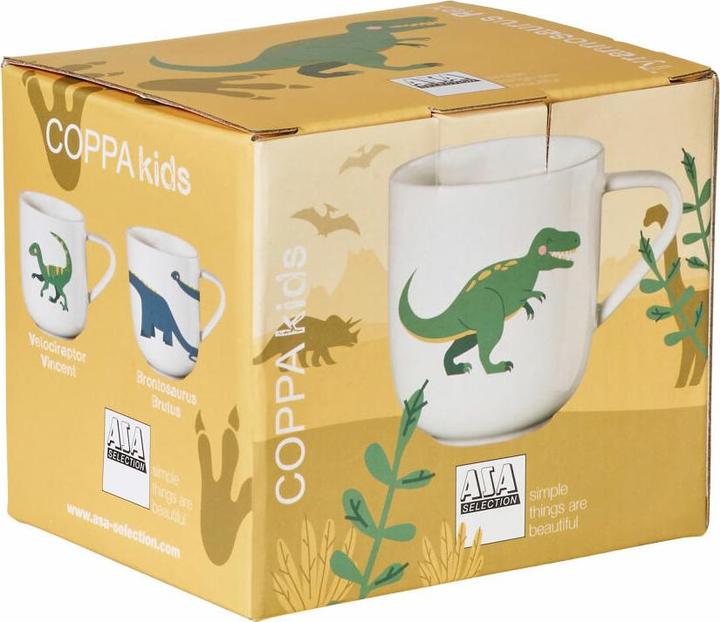 Actual product image ASA Selection Kids Mug, Tyrannosaurus Rex Titus, 8x8.5cm - 0.25l (250 ml, 1 x)
