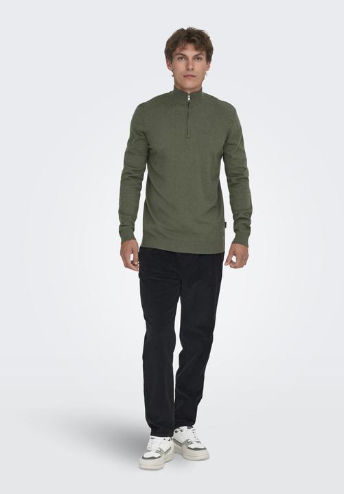 Actual product image Only & Sons Regular fit round neck pullover knitted jumper (L)