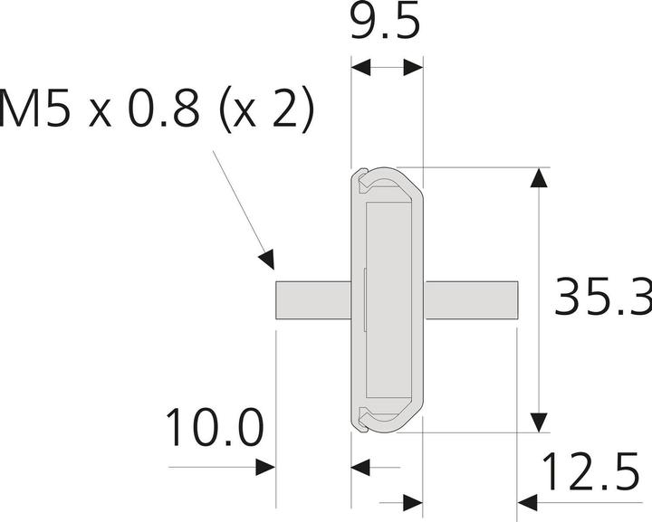 Produktbild Accuride DA0115 Linearführungsschiene (Führungsschiene) Länge 1200 mm Aluminium