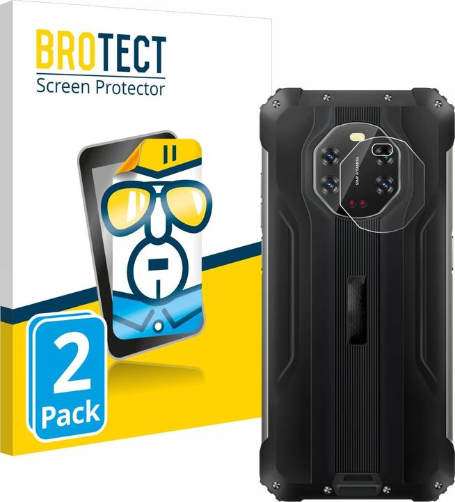 Actual product image BROTECT Screen Protector Clear (2 Piece, Blackview BL8800 5G)
