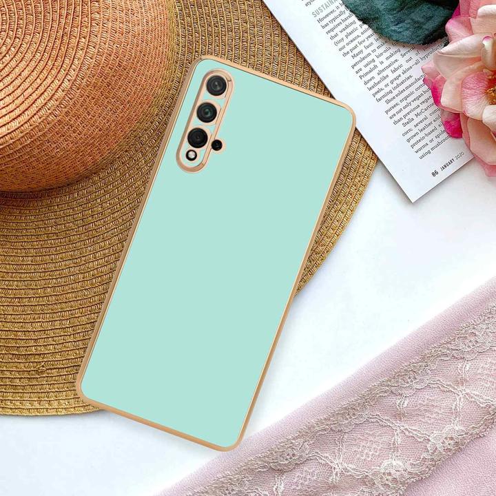 Produktbild Cadorabo Hülle für Honor 20 / 20S / Huawei NOVA 5T im TPU mit Kameraschutz LM130 Style (Huawei Nova 5T, TCL 20S, LG K20)