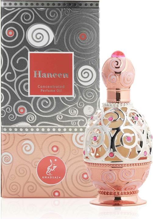 Immagine prodotto Khadlaj Haneen Rosegold - olio profumato concentrato senza alcol - 20 ml (Eau de parfum, 20 ml)