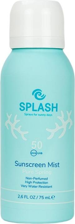 Splash Pure Spring Non-Perfumed Sunscreen Mist SPF 50 75 ml (Sonnenspray, SPF 50, 75 ml)