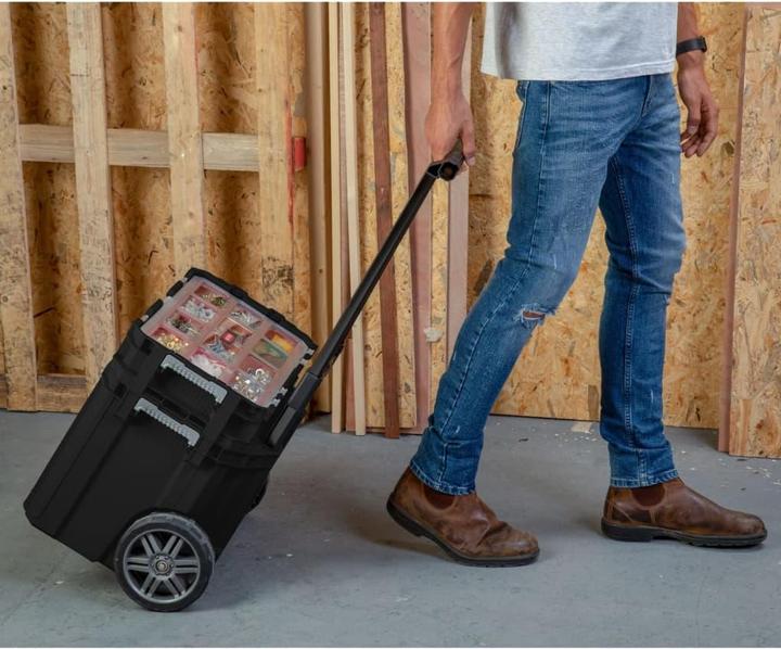 Actual product image Keter Connect tool trolley and assortment box