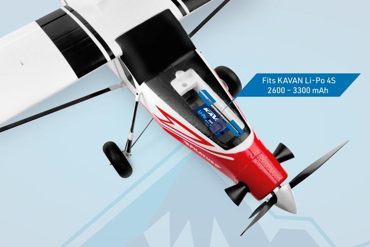 Immagine prodotto Kavan Pilatus PC-6 Porter 1500mm ARF - rosso (Elicottero in scala)