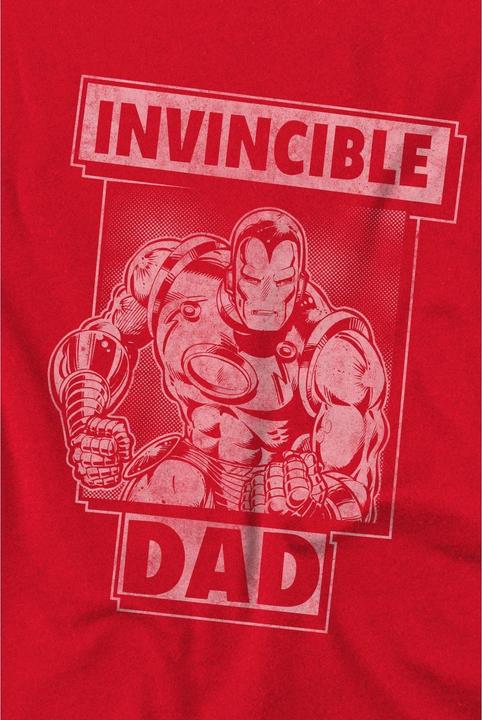 Immagine prodotto Iron Man Invincible Dad Maglietta Festa del Papà Uomo (M)