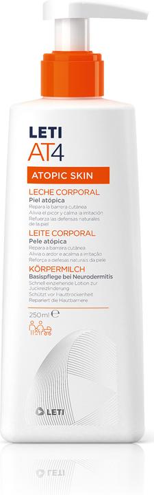 Immagine prodotto Leti LETIAT4 Latte corpo pelle atopica, crema 250 ml (Latte corpo, 250 ml)