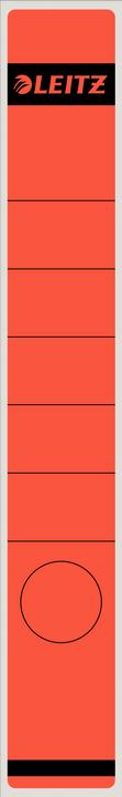 Produktbild Leitz Ordnerrücken-Etikett, 39 x 285 mm, lang, schmal, rot passend für Standard- und Hartpappe