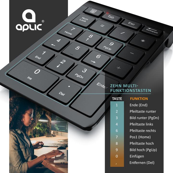 Actual product image Aplic Wireless Numpad (DE, Wireless)