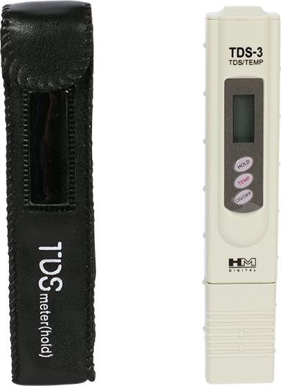 Produktbild HM Digital TDS Meter mit Thermometer und Ledertasche TDS-3