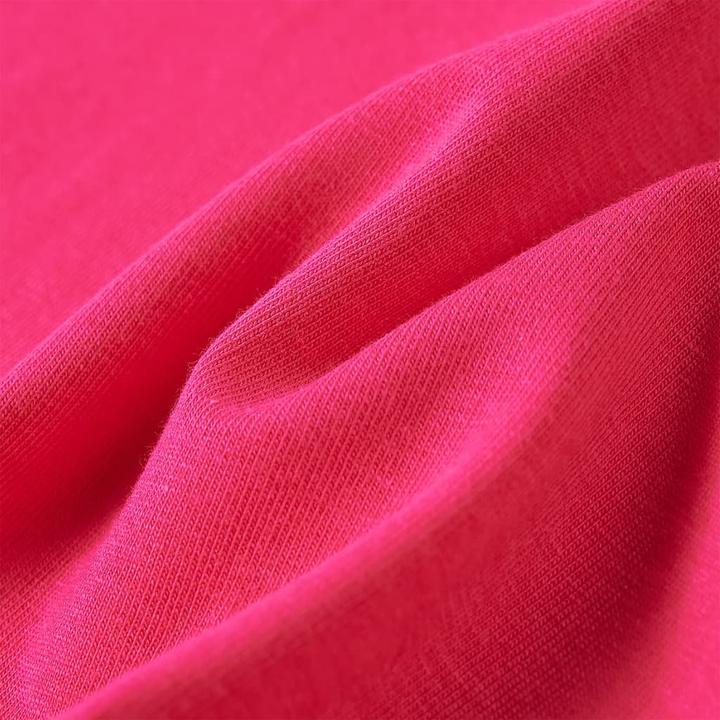 Immagine prodotto VidaXL Camicia a maniche lunghe per bambini rosa brillante 128,Materiale: 95 % cotone (128)