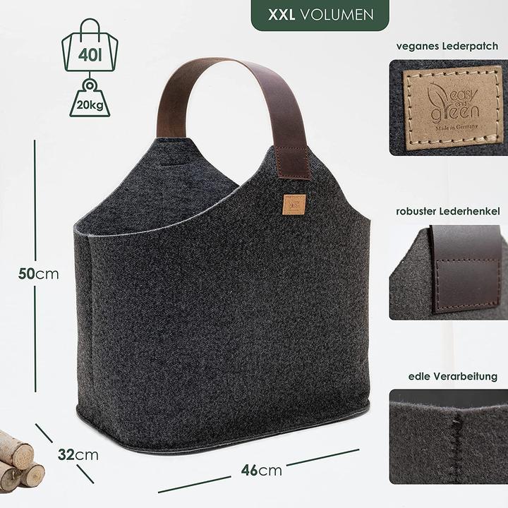 Produktbild Easy and Green Holzkorb für Kaminholz
