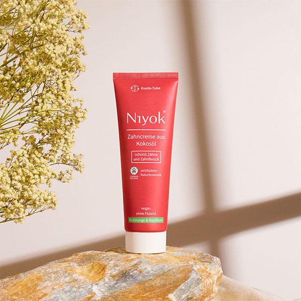 Image du produit Niyok Dentifrice Huile de coco Orange sanguine & Basilic 75 ml (75 ml)