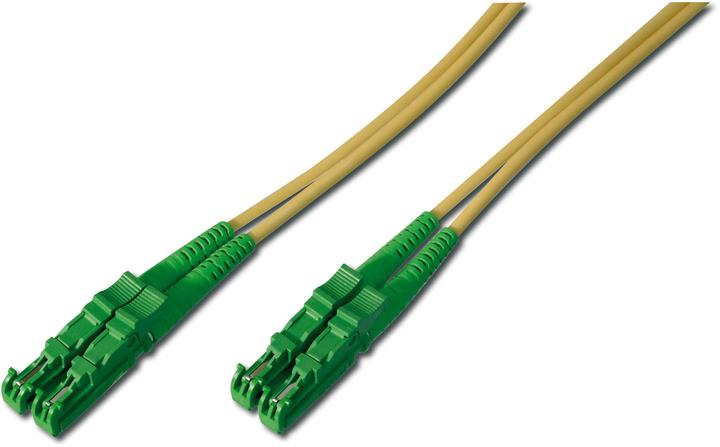 Digitus Fiber Optic Patch Cord, E2000 (8° APC) to E2000 (8° APC), Singlemode (CAT6, 1 m)
