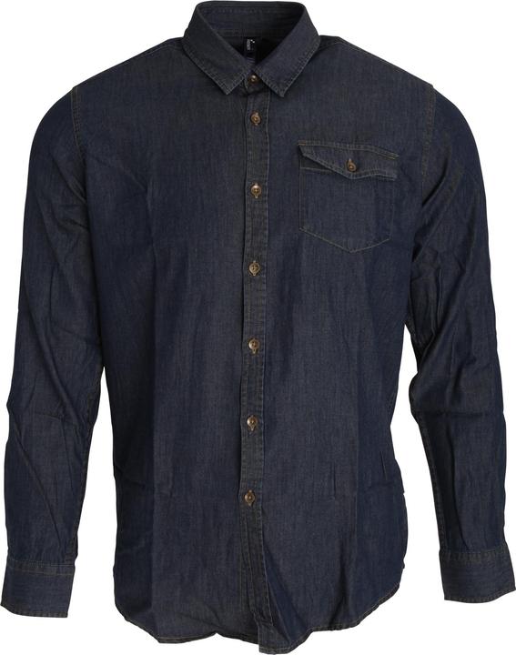 Immagine prodotto Premier Camicia a maniche lunghe con cuciture in denim (3XL)