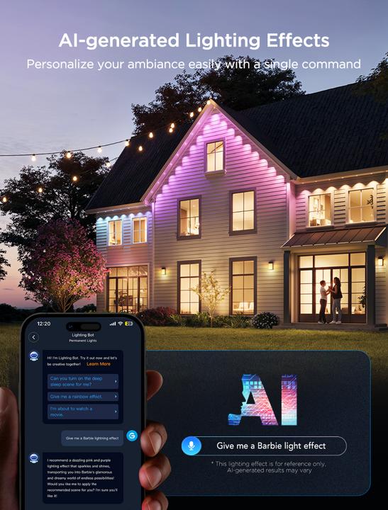 Produktbild Govee Permanent Outdoor Lights 2 - 30M (480 lm, IP67)