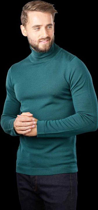 Drykorn Turtle Neck Joey Pullover Fine Knit Green