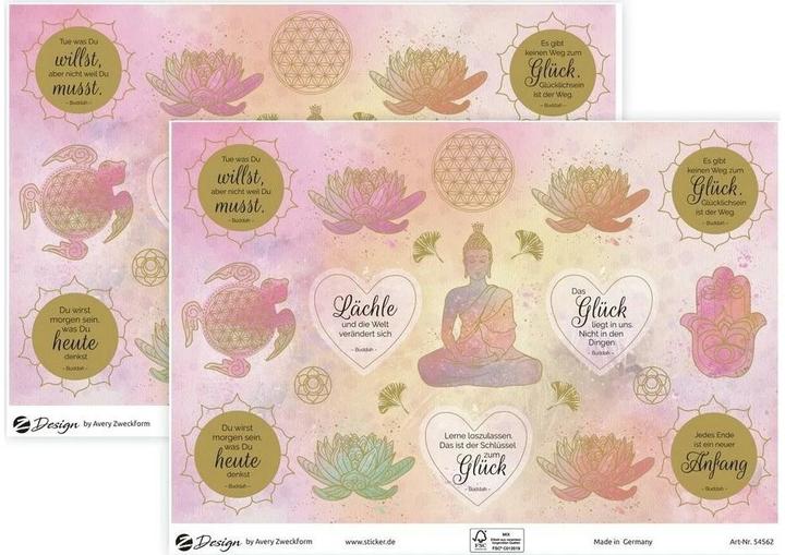 Image du produit Avery Autocollant à motifs A5 DEKO Sagesse
