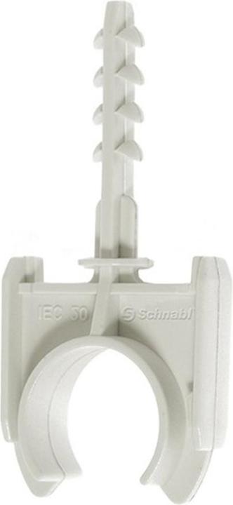 Actual product image Schnabl AKS 20 H0 light grey spacer clamp for pipe laying 30800