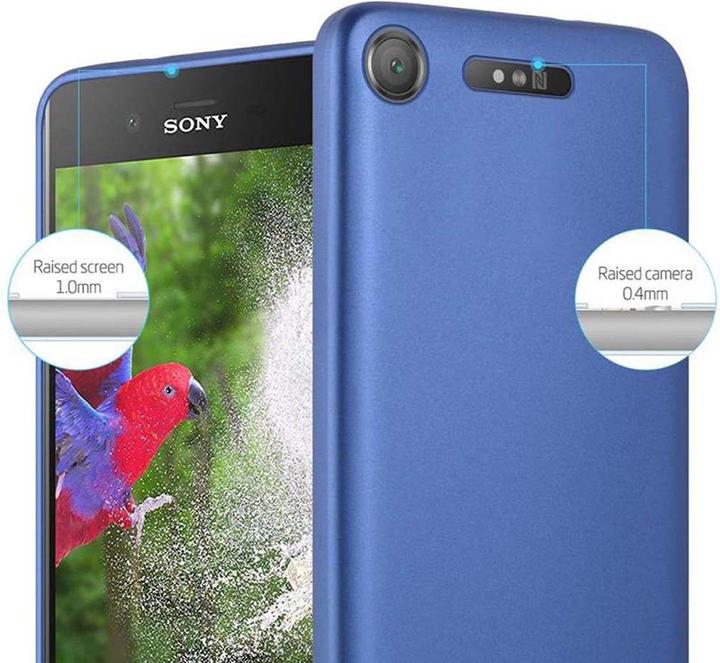Productafbeelding Cadorabo TPU matte metalen hoes (Sony Xperia XZ1)