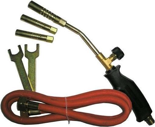 Actual product image GEKO Gas burner, 3 ends 13,15,17mm, hose 1,5m