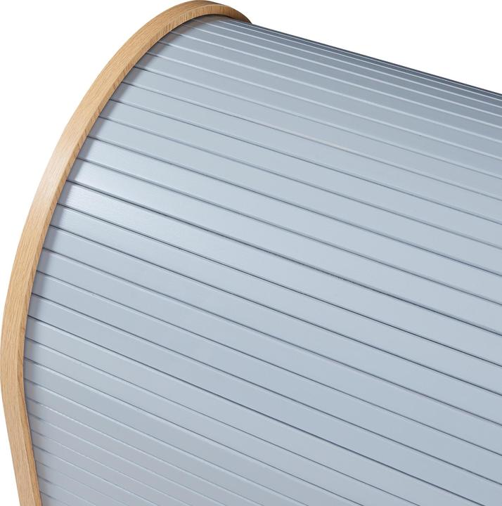 Image du produit En.Casa Rollladenschrank Kavlinge 80x60x40 cm Bambus/Grau (80 x 60 x 40 cm)