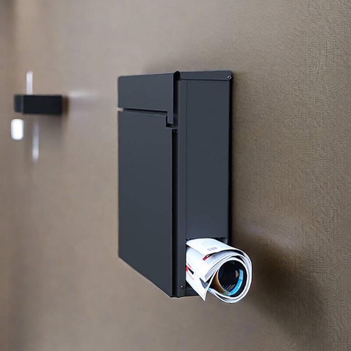 Produktbild SafePost 810 Briefkasten anthrazit RAL7016 matt