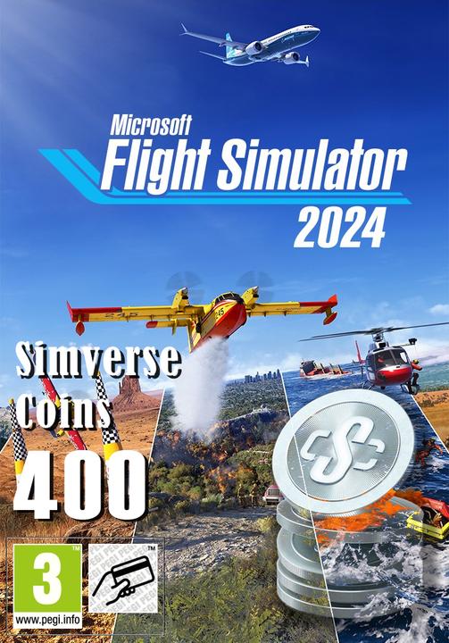 Produktbild Microsoft Xbox Flight Simulator 2024 - 400 Simverse Coins Download Code