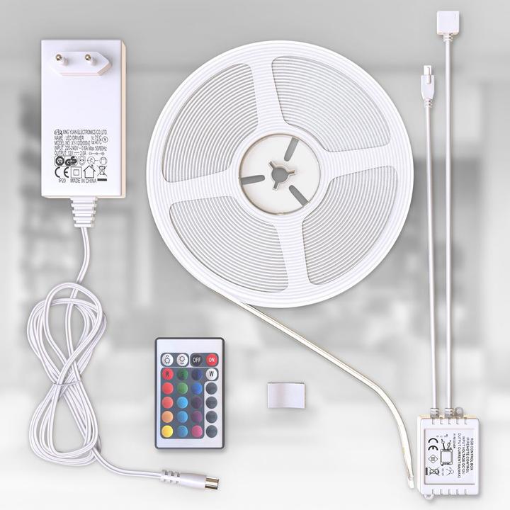 Immagine prodotto B.K.Licht Nastro LED RGB, 3 m, 90xRGB LED/0.11W (Interno)