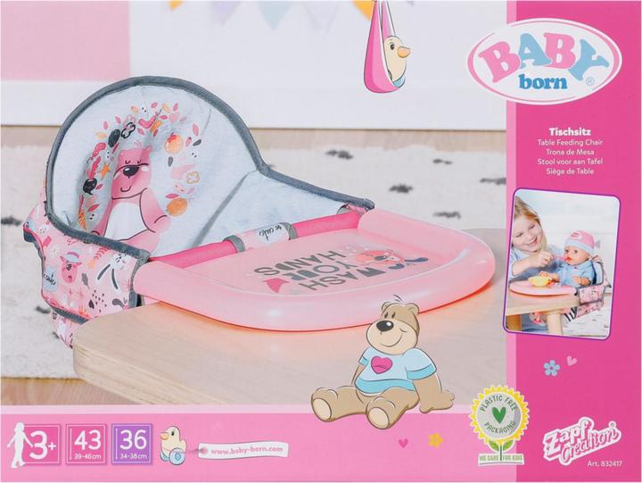 Actual product image Zapf Creation Baby Born table seat