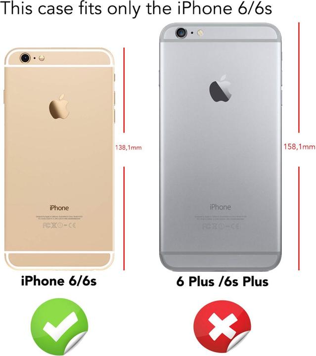 Produktbild Nalia 360 Grad Handyhülle (Apple iPhone 6, Apple iPhone 6s)