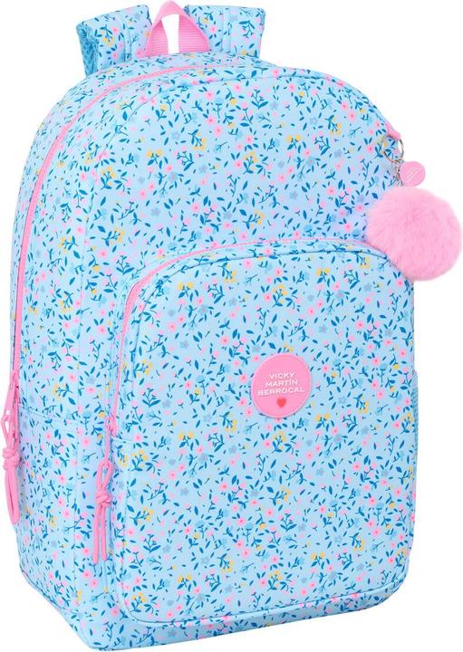 Vicky Martín Berrocal Schulrucksack Paraíso Blau Rosa 30 x 46 x 14 cm