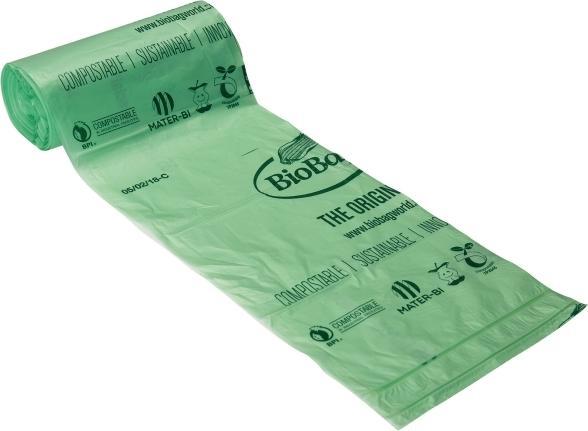 Biobag International Affaldsposer compostable 35 ltr. BioBag 58x77 cm - (25 pcs. pr./rulle)
