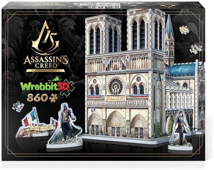 Wrebbit 3D ASSASSINS CREED - UNITY- NOTRE-DAME 860 pcs. 3D Puzzle (860 Teile)