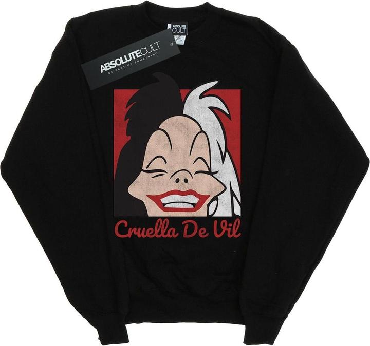 Image du produit Disney - Sweat CRUELLA DE VIL CROPPED HEAD - Femme (XXL)