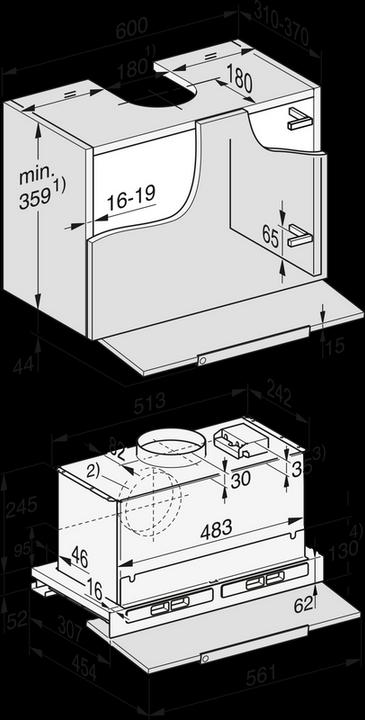 Image du produit Miele DAS 8630 (Hotte écran plat)
