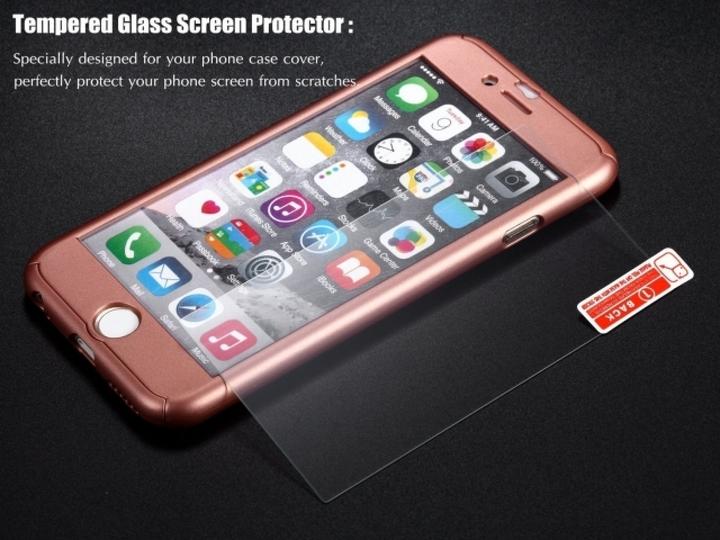 Produktbild Floveme 360 Grad Panzerglas Case iPhone 8 Rundumschutz (1 Stück, Apple iPhone 8)
