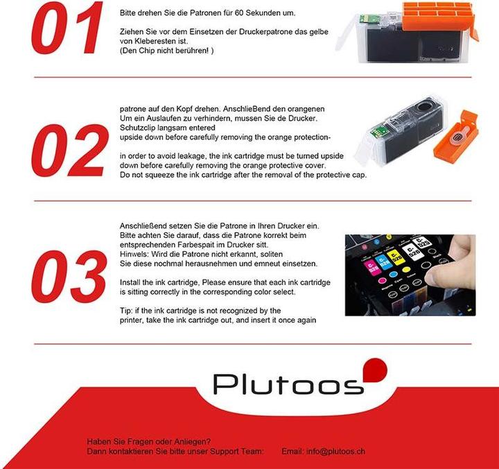 Image du produit Plutoos Cartouche Canon PGI-525 PGBK XXL compatible noire