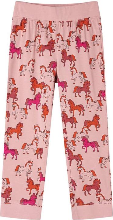 Produktbild VidaXL Kinderpyjama mit Langen Ärmeln Hellrosa 92,Material: 95 (92)