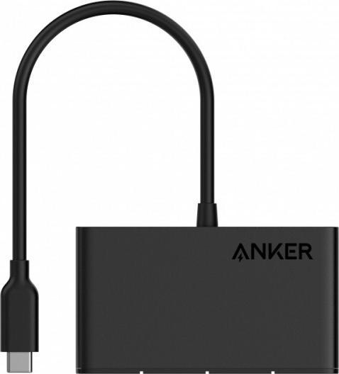 Produktbild Anker 4-in-1 hub 10Gbps USB-C Black (USB-C, 4 Ports)