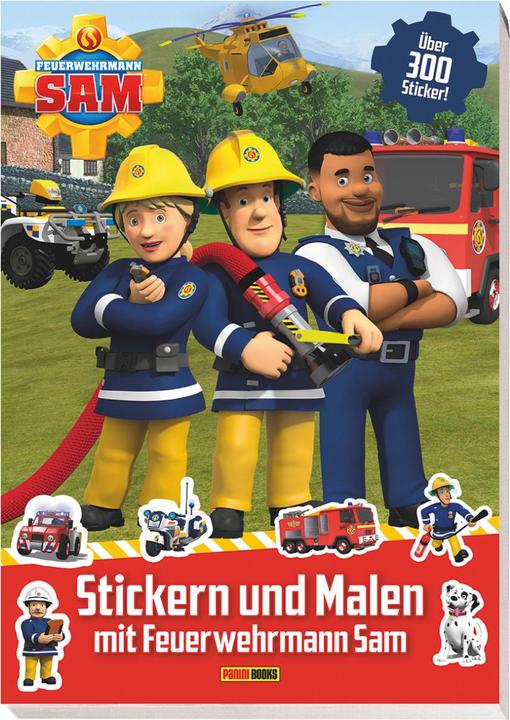Actual product image Panini Feuerwehrmann Sam: Stickern und Malen mit Feuerwehrmann Sam
